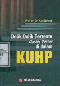 Image of DELIK-DELIK TERTENTU DI DALAM KUHP