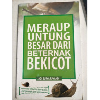 Image of Meraup Untung Besar Dari Berternak Bekicot