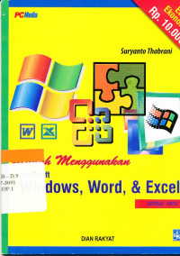 Image of MUDAH MENGGUNAKAN MICROSOFT WINDOWS, WORD, & EXCEL