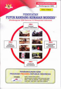 Image of pembuatan pupuk kandang kemasan modern