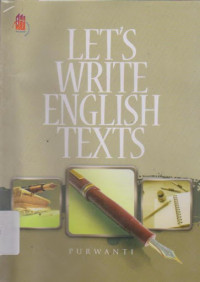 Image of Lets Write English Texts