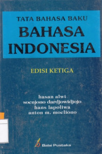 Image of TATA BAHASA BAKU BAHASA INDONESIA EDISI KETIGA